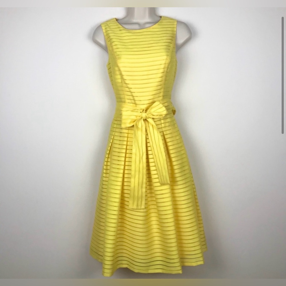 Tommy Hilfiger heather yellow sleeveless dress - Picture 3 of 9